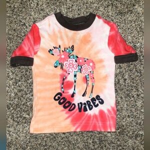Lazy One, "Good Vibes" Short Sleeve, Graphic Tshirt, Girl's Tee